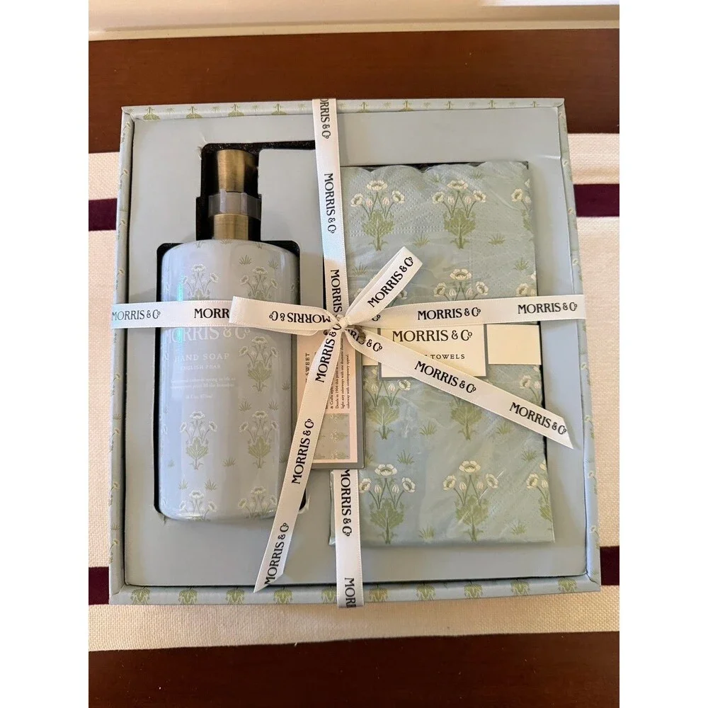 Morris & Co. 2-piece Set Hand Soap and Guest Towels